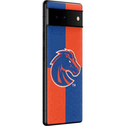 Boise State University Broncos Checkered Google Pixel 6 Pro Skin